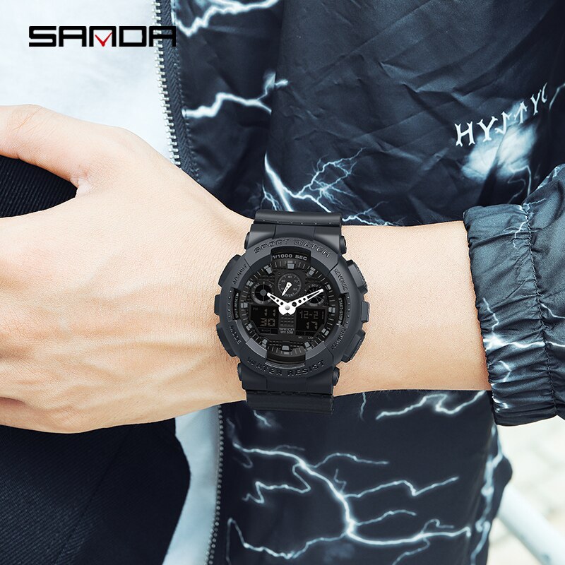 Digital Watch Men Sport Watches Electronic LED Male Wrist Watch For Men Clock Outdoor Waterproof Wristwatch 3110