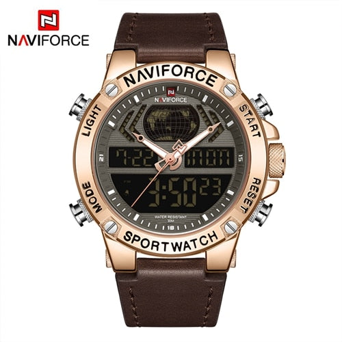 Luxury Mens Sport Watches Military Waterproof Digital Alarm Chronograph Quartz Wristwatch Male Clock Relogio Masculino RGBDBN