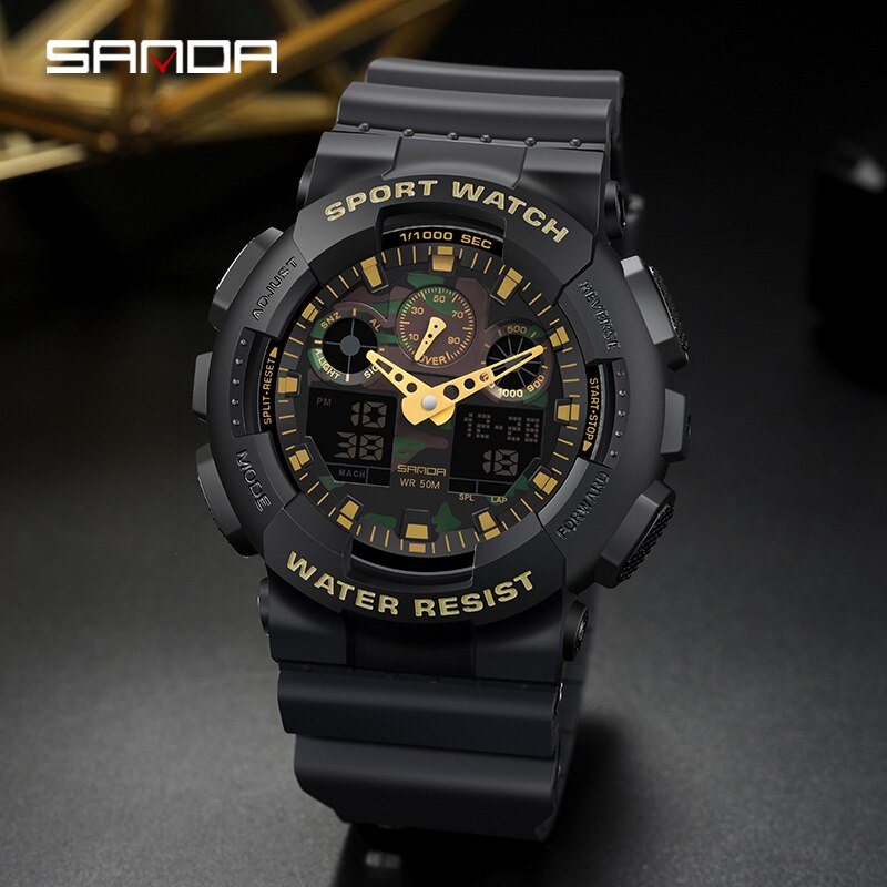 Digital Watch Men Sport Watches Electronic LED Male Wrist Watch For Men Clock Outdoor Waterproof Wristwatch 3110