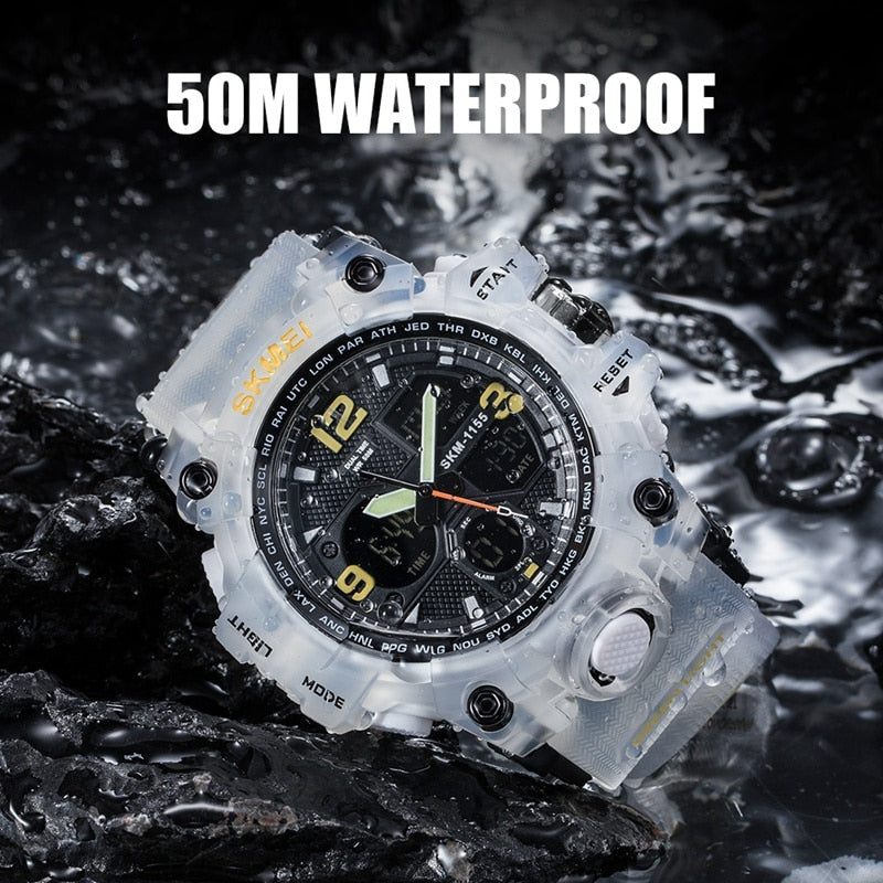 New S Shock Men Sports Watches Big Dial Quartz Digital Watch For Men Luxury Brand LED Military Waterproof Men Wristwatches