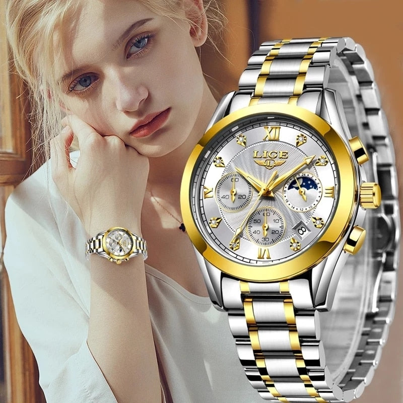 Women Watches Ladies Creative Steel Women Bracelet Watches Female Waterproof Clocks Relogio Feminino