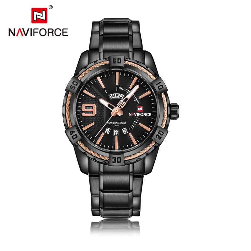 New Men WristWatch Fashion Quartz Classic Watches For Men Waterproof Business Steel Band Clock Man