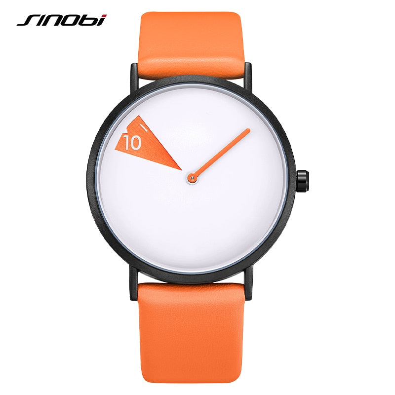 Women Watch Creative Wristwatch Ladies Watch Rotate Yellow Leather Band Wristwatches Clock Montres Femme 09, China