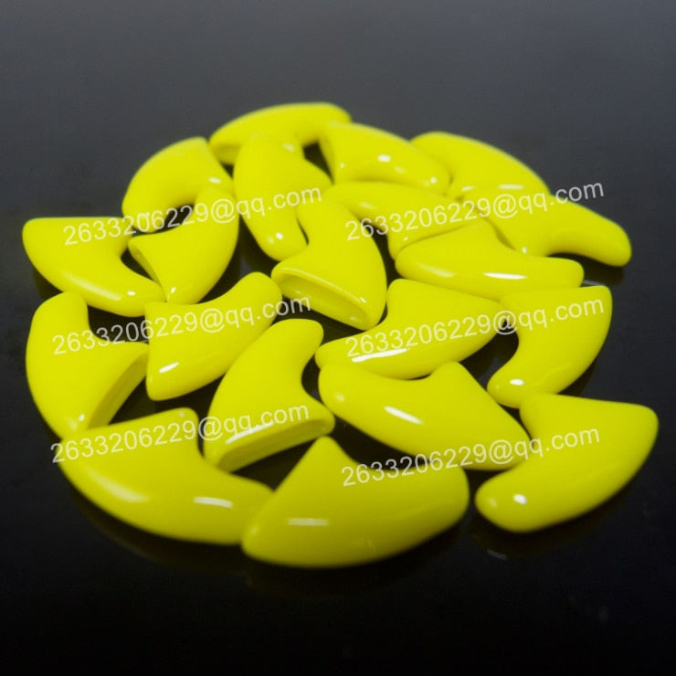 Colorful Cat Nail Caps soft cat Claw Soft Paws 20 PCS/lot with free Adhesive Glue Size XS S M L for pet Yellow, XS