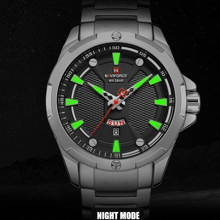 Men Watches Analog Watch Men Stainless Steel Waterproof Quartz Wristwatch Date Relogio Masculino