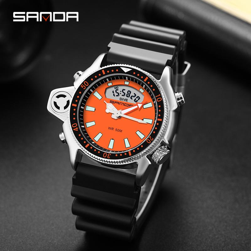 Sport Men Watch Casual Style Watches Men Military Quartz Wristwatch Diver S Shock