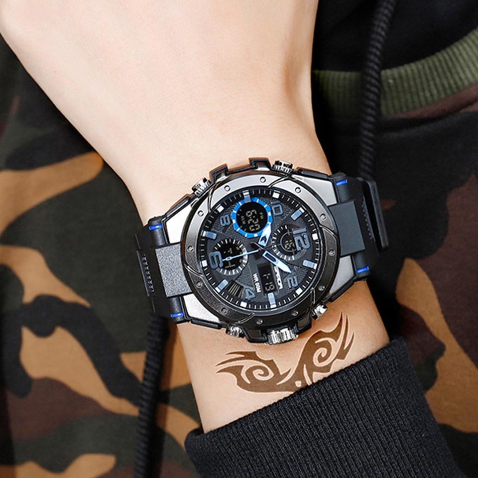 Sports Men Wrist Watch Top Brand Luxury Military Quartz Watch For Men Waterproof S Shock Male Clock relogio masculino