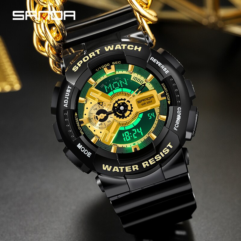 Digital Watch Men Sport Watches Electronic LED Male Wrist Watch For Men Clock Outdoor Waterproof Wristwatch 3110