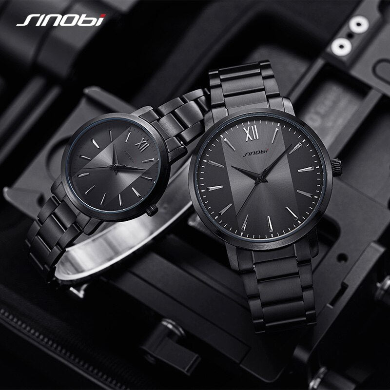 Elegant Brand Women Watch Luxury Men Quartz Watch Women Watches Ladies Steel Men  Wristwatches Lover Clock Relogio