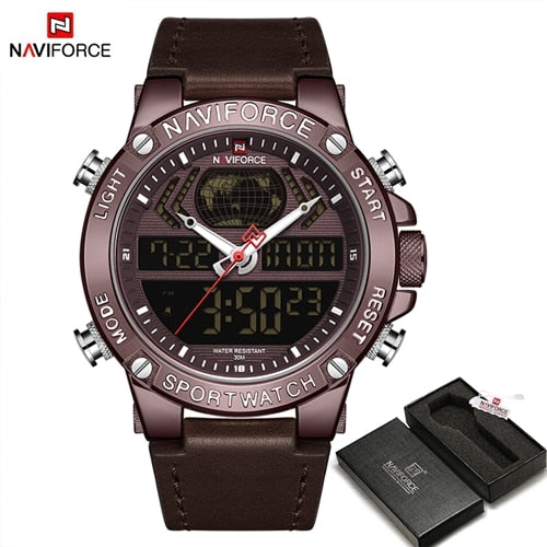 Luxury Mens Sport Watches Military Waterproof Digital Alarm Chronograph Quartz Wristwatch Male Clock Relogio Masculino CECEDBNBOX