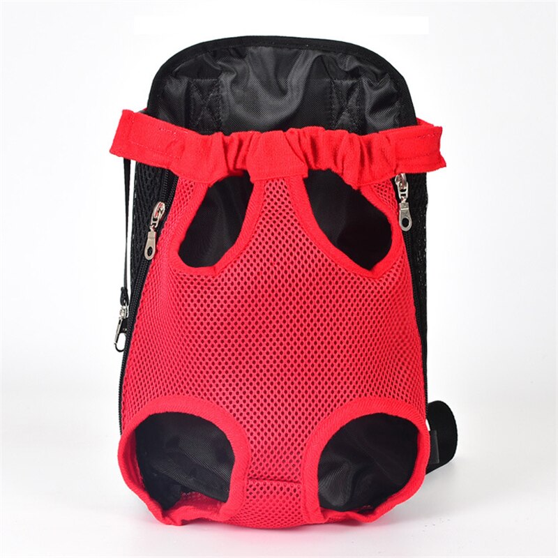 Pet Dog Carrier Backpack Mesh Camouflage Outdoor Travel Products Breathable Shoulder Handle Bags for Small Dog Cats Chihuahua Red, L