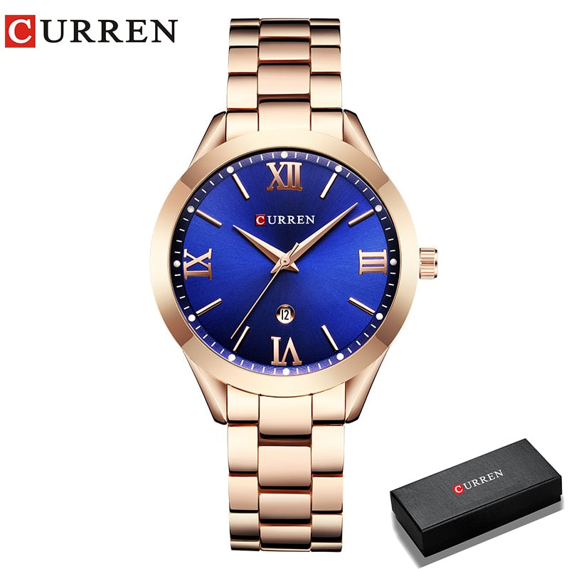 New Gold Watch Women Watches Ladies 9007 Steel Women Bracelet Watches Female Clock Relogio Feminino Montre Femme