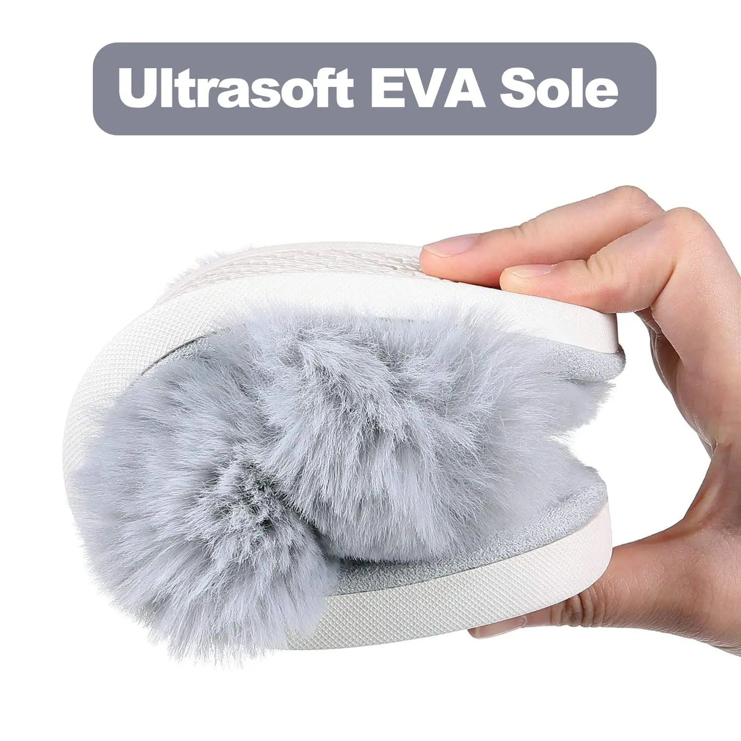 Plush Fluffy Home Slippers For Women Fashion Indoor Warm Open Toe Furry Shoes New Casual Furry Bedroom Cozy Slippers