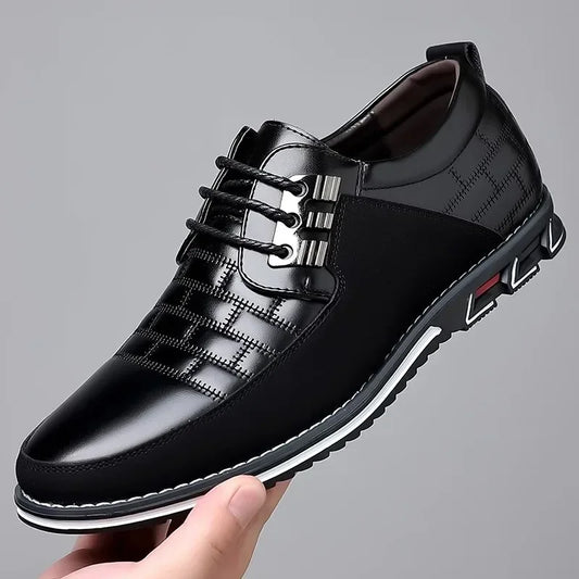 Autumn Business Casual Shoes for Men Trend Classic Leather Shoes Outdoor Men Sneakers Sewing Breathable Men's Dress Shoes