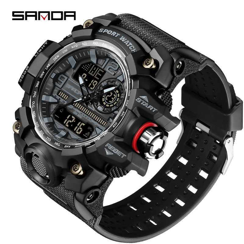 Military Watch Men Digital Shock Sports Watches For Man Waterproof Electronic Wristwatch