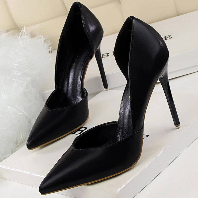 Women Pumps Fashion High Heels Shoes Black Pink White Shoes Women Wedding Shoes Ladies Stiletto Women Heels