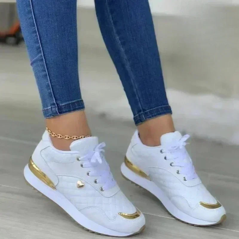 Women Mesh Sneakers Patchwork Lace Up Flat Shoes for Women Lightweight Female Shoes Classic Versatile Zapatillas