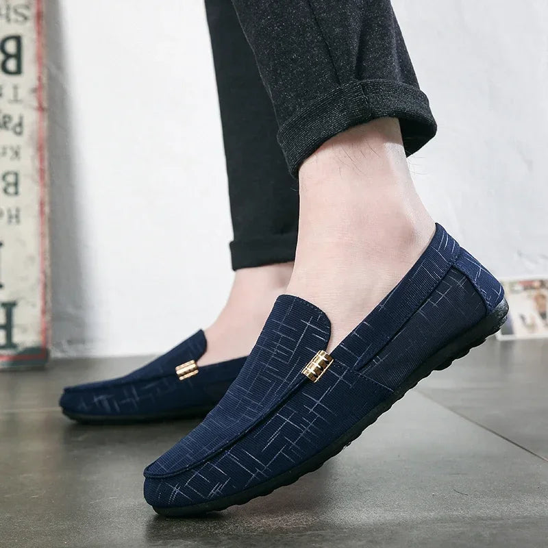 Men Casual Shoes Breathable Mens Driving Shoes Luxury Brand Men Loafers Comfort Slip-on Lightweight Lazy Shoes Moccasins