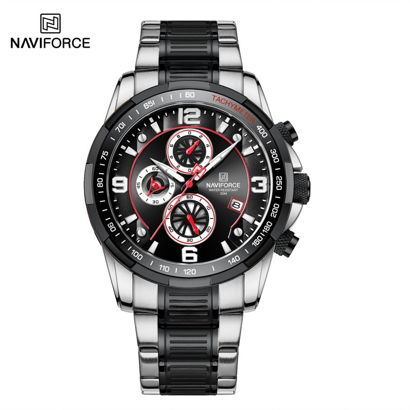 Men Luxury Fashion Design Gold Men Watches Multifunction Luminous Quartz Male Wrist Watch SB