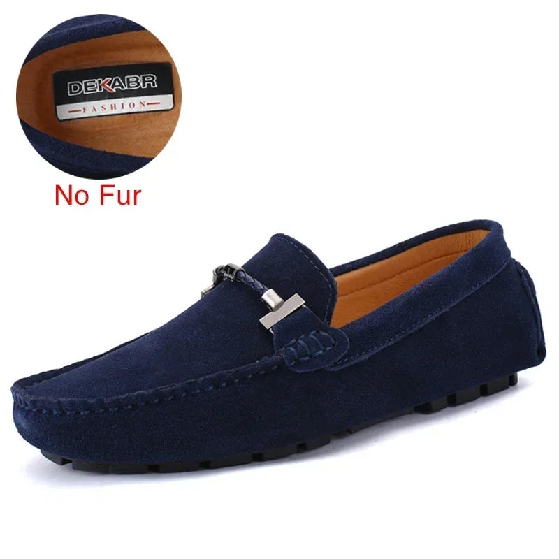 Trendy Men Casual Shoes Big Size 38-47 Brand Summer Driving Loafers Breathable Man Soft Footwear Shoes For Men