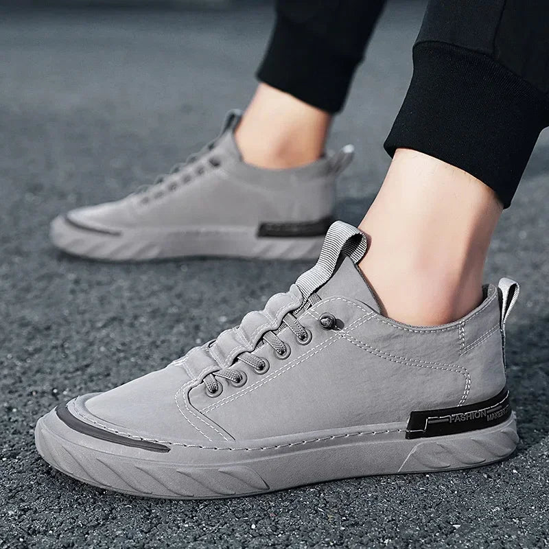 Men Casual Shoes Ice Silk Cloth Canvas Shoes Sneakers 2024 New In Breathable Slip on Man Flat Loafers Men Vulcanized Shoes Trend