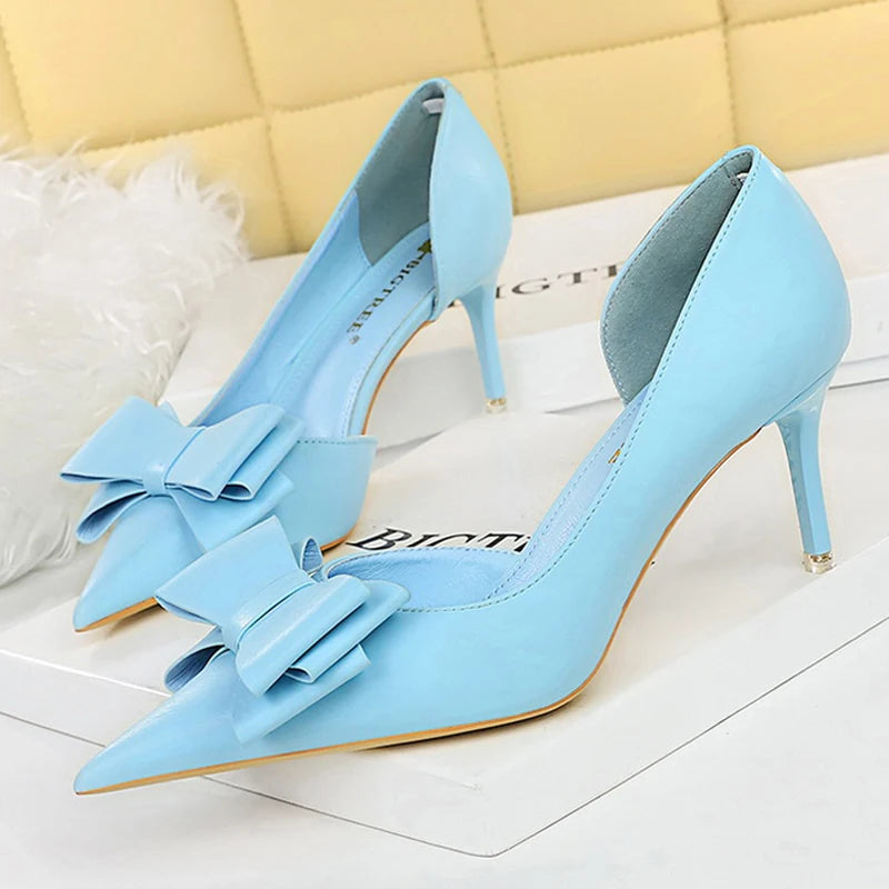 Women Pumps Fashion High Heels Shoes Black Pink White Shoes Women Wedding Shoes Ladies Stiletto Women Heels