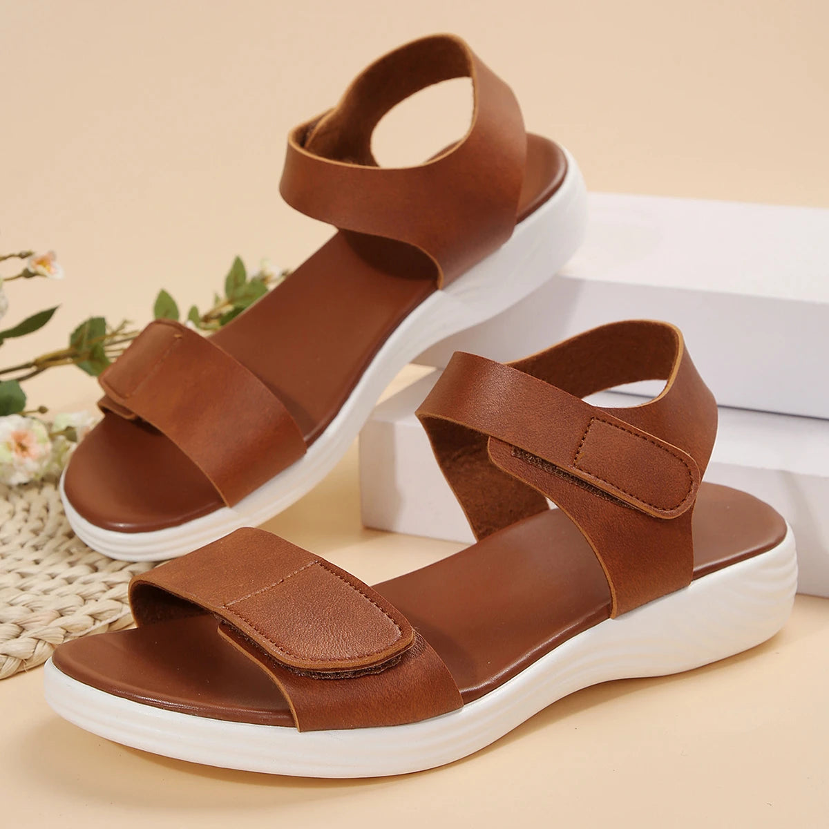 New Summer Sandals Travel Women Shoes New Sandal Sole Durable Sandal Ladies Outdoor Beach Slippers Platform Sandals