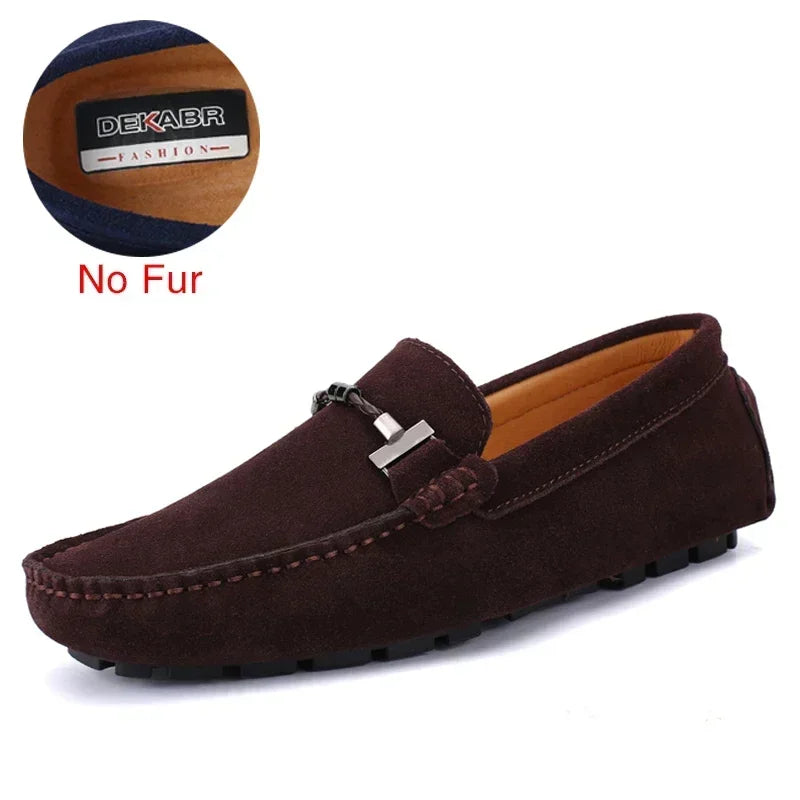 Trendy Men Casual Shoes Big Size 38-47 Brand Summer Driving Loafers Breathable Man Soft Footwear Shoes For Men