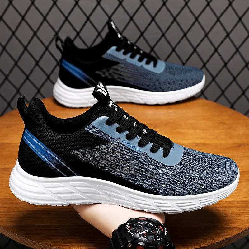 Men fashion shoes spring  Breathable running shoes Korean version of light casual Sneakers male sneakers