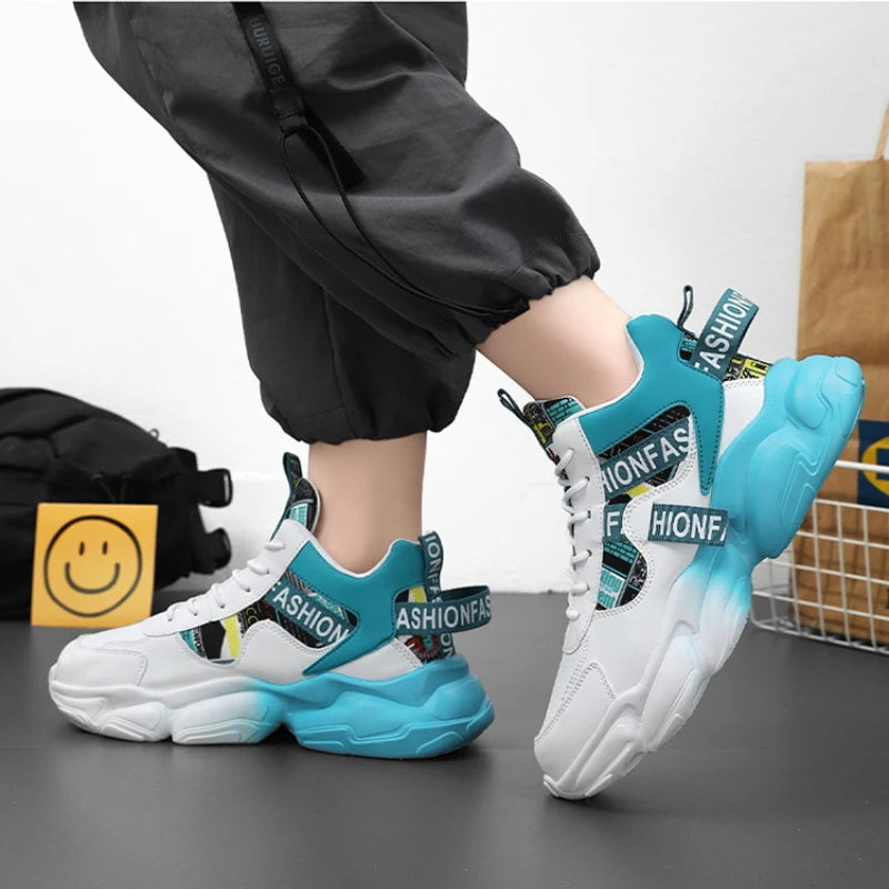 Breathable Comfortable Shoes for Men No Slip Korea Style Sneakers for Men Trendy Causal Men Shoes Height Sneakers for Male