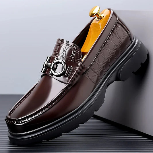 Men Oxford Shoes Genuine Leather Male Casual Men Shoes Comfortable Formal Loafer Business Office Formal Dress Shoes 38-45