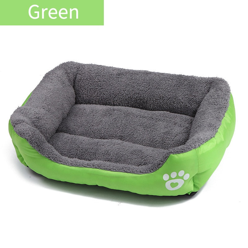 Dog Beds for Large Dogs Summer Washable Cat Mat Waterproof Mattress Rectangular Pet Cushion for Medium Large Dogs or Multiple Green, S 43x32cm