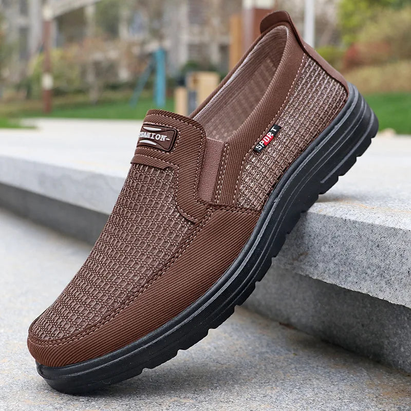 Canvas Shoes Men Classic Loafers Men Casual Shoes Breathable Walking Flat Men Shoes Sneakers Plus Size