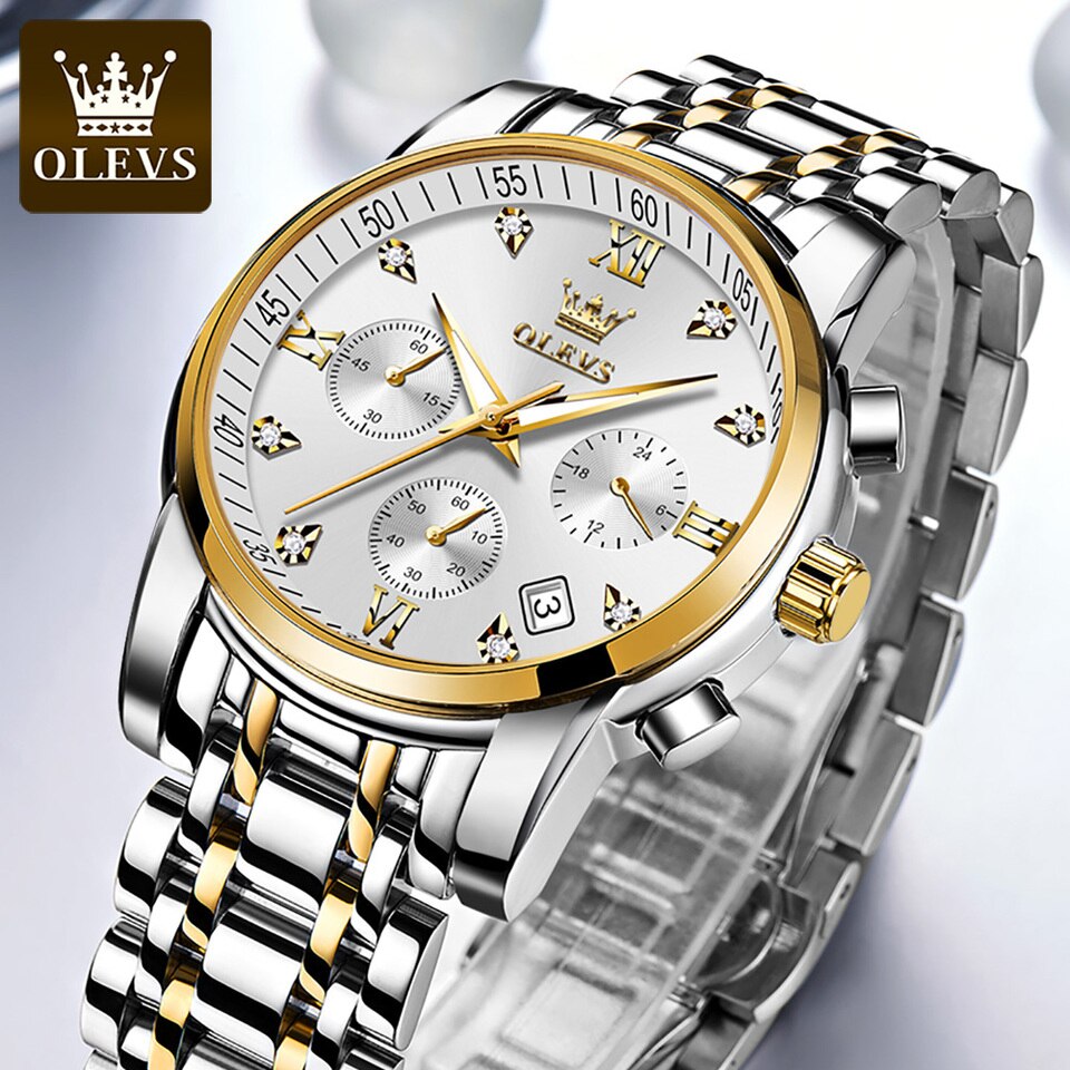 Luxury Watch for Men Stainless Steel Waterproof Quartz Men Watches Business Style Men Watches Luxury Original