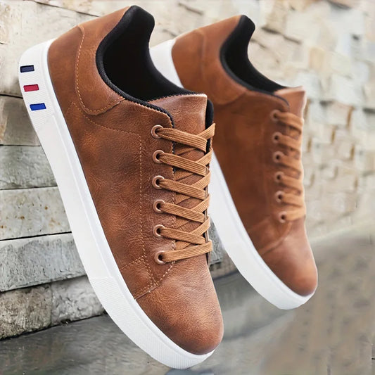 Plus Size Men's Shoes New Men's Casual Sneakers Fashionable Thick Sole Lace Up Casual Shoes High Quality Zapatillas Hombre