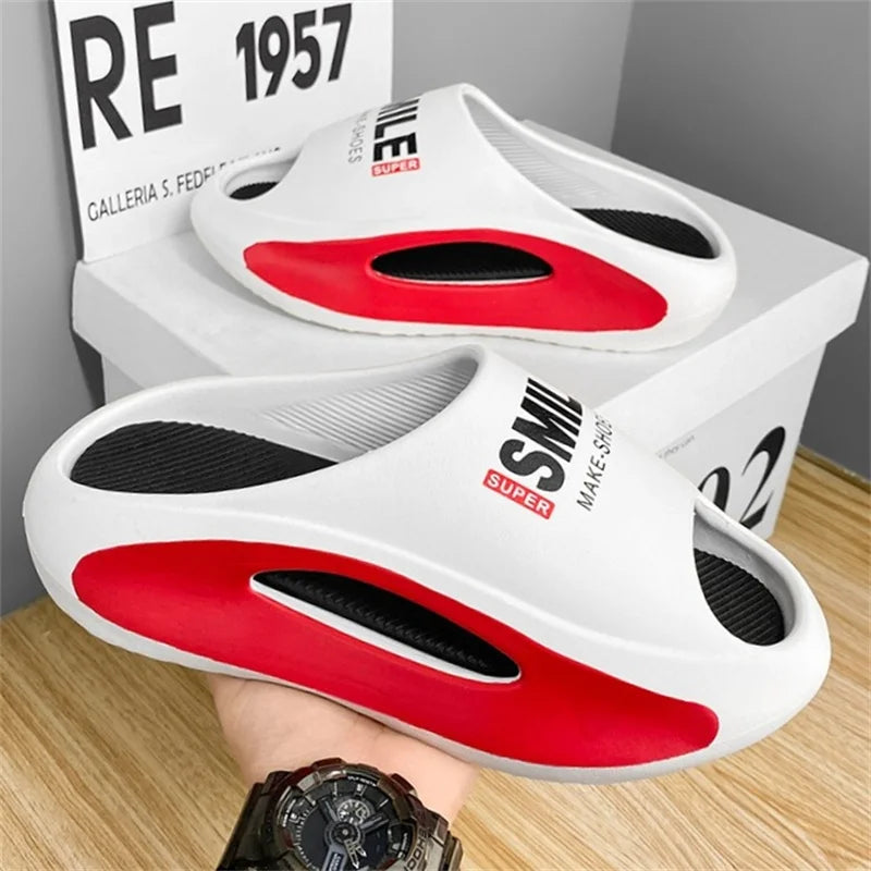 Men slippers massage sandals man summer beach shoes Thick Bottom Unisex Soft Slipper sneakers EVA Non-slip women home slipper