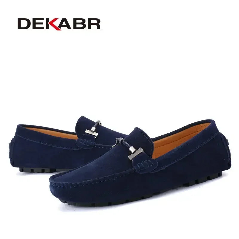 Trendy Men Casual Shoes Big Size 38-47 Brand Summer Driving Loafers Breathable Man Soft Footwear Shoes For Men