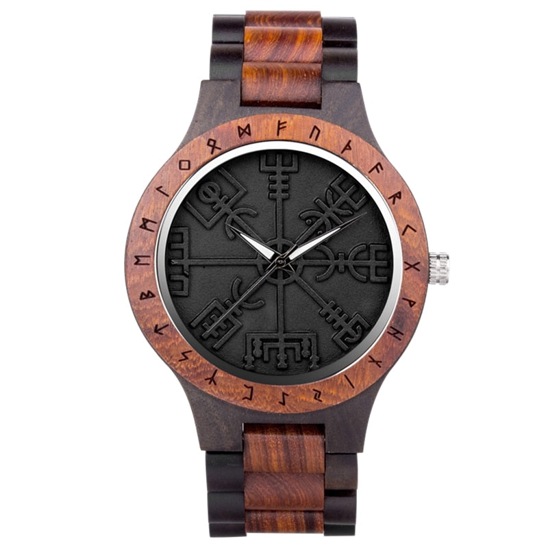 Men Watches Zebra Wood Vintage Watch for Men Come With Bamboo Box Thanksgiving Christmas Gift T101, China, Yes