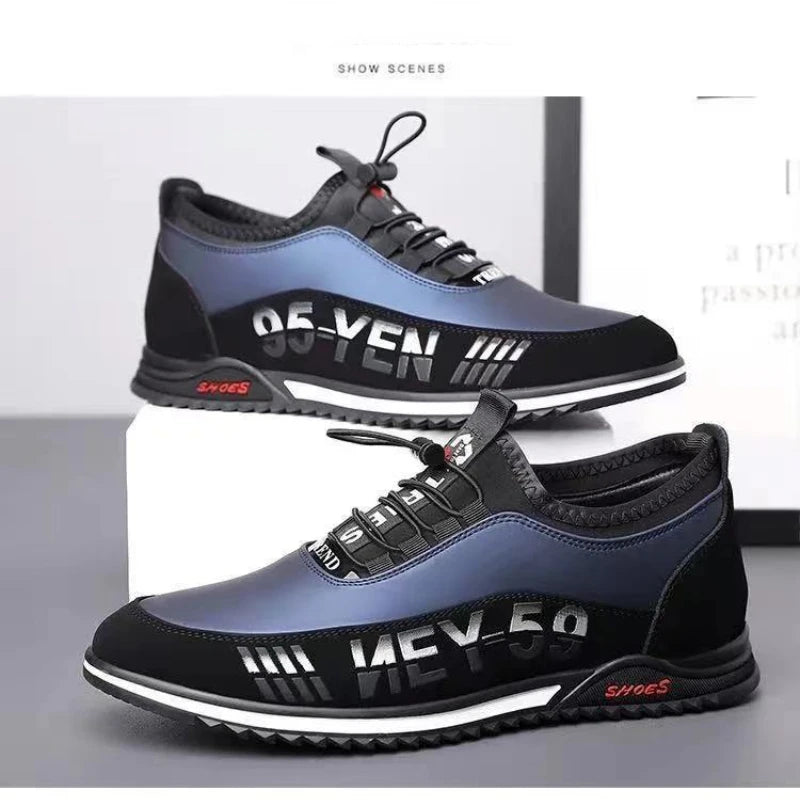 Soft Men Casual Shoes Quality Casual Sneaker Male Comfortable Leather Mens Running Shoes Mens Driving Shoes Zapatillas De Hombre