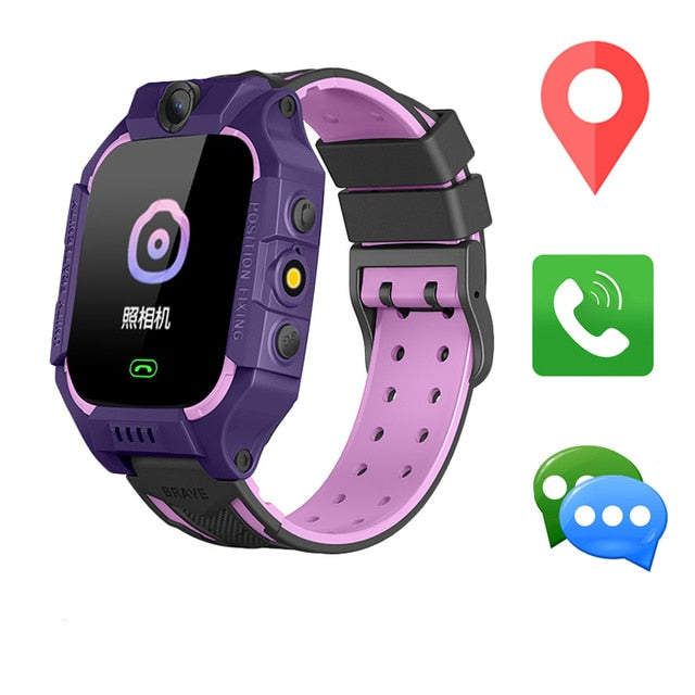 Smart Watch Student Kids Gps HD Call Voice Message Waterproof Smartwatch For Children Remote Control Photo Male And Female Watch