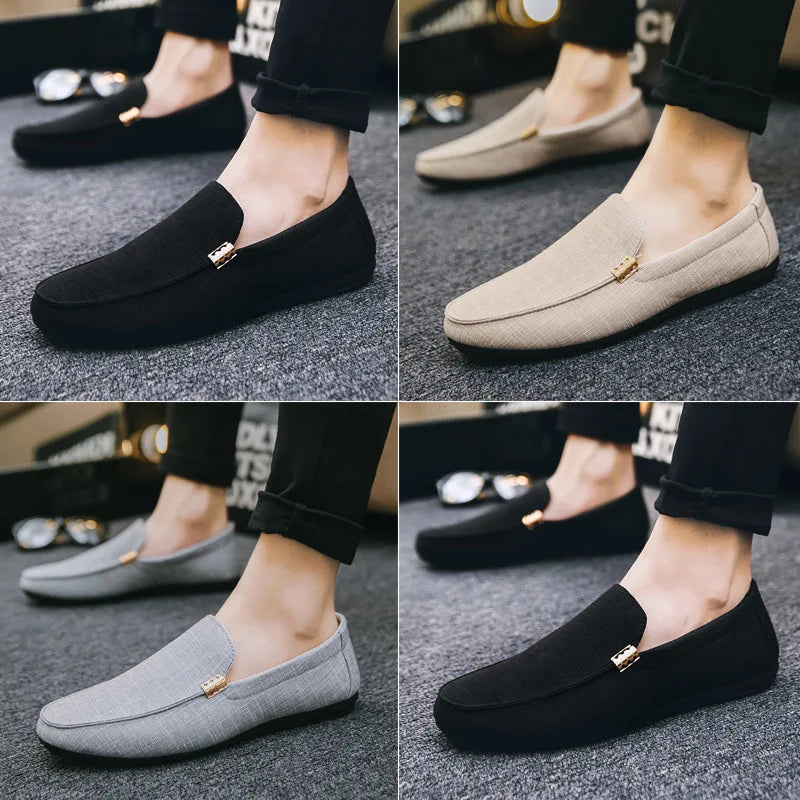 Shoes Men Casual  Comfort Men Shoes Denim Male Shoes Adult Footwear Men Loafers Canvas Shoes Men Sneakers Driving Shoes