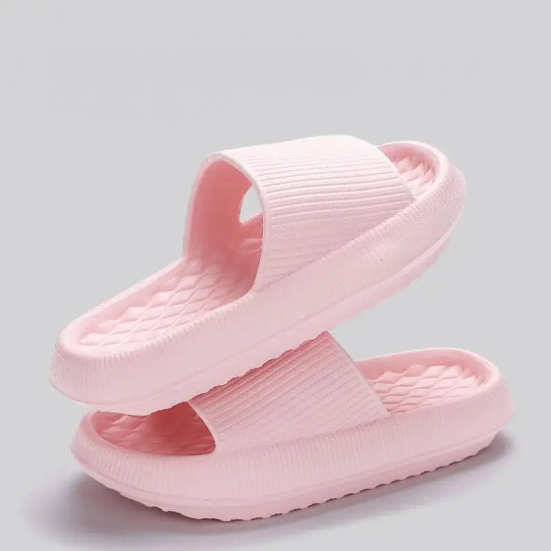 Women Thick Platform Cloud Slippers Eva Cfortable Non-Slip Home Slides Women Summer Lightweight Soft Sole Sandals Flip Flops