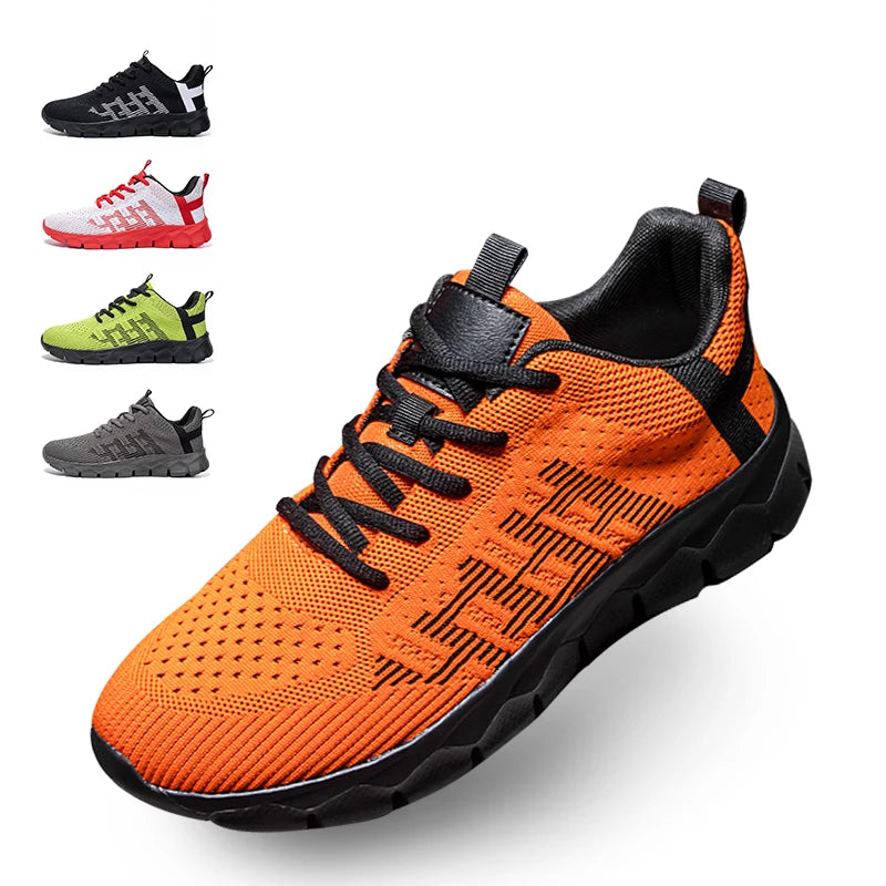 Men's casual sports shoes skateboarding shoes running fitness breathable shoes fashionable and lightweight outdoor men's shoe