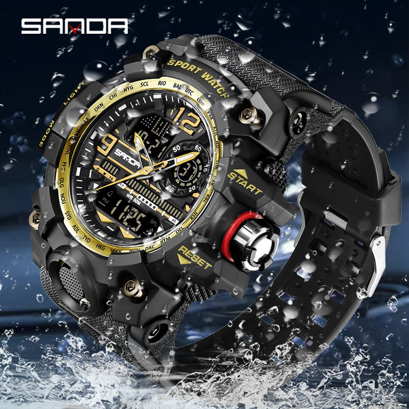 Military Watch Men Digital Shock Sports Watches For Man Waterproof Electronic Wristwatch