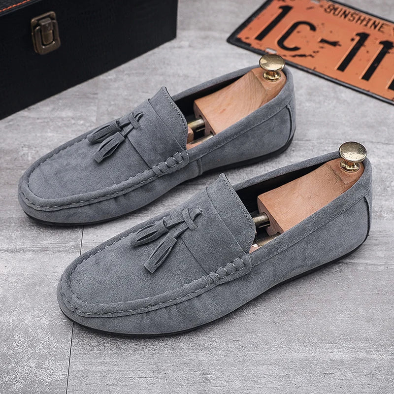 Men Casual Leather Shoes Soft Leather Shoes Pointed Soles Versatile Walking  Comfortable Shoes for Spring and Autumn Seasons