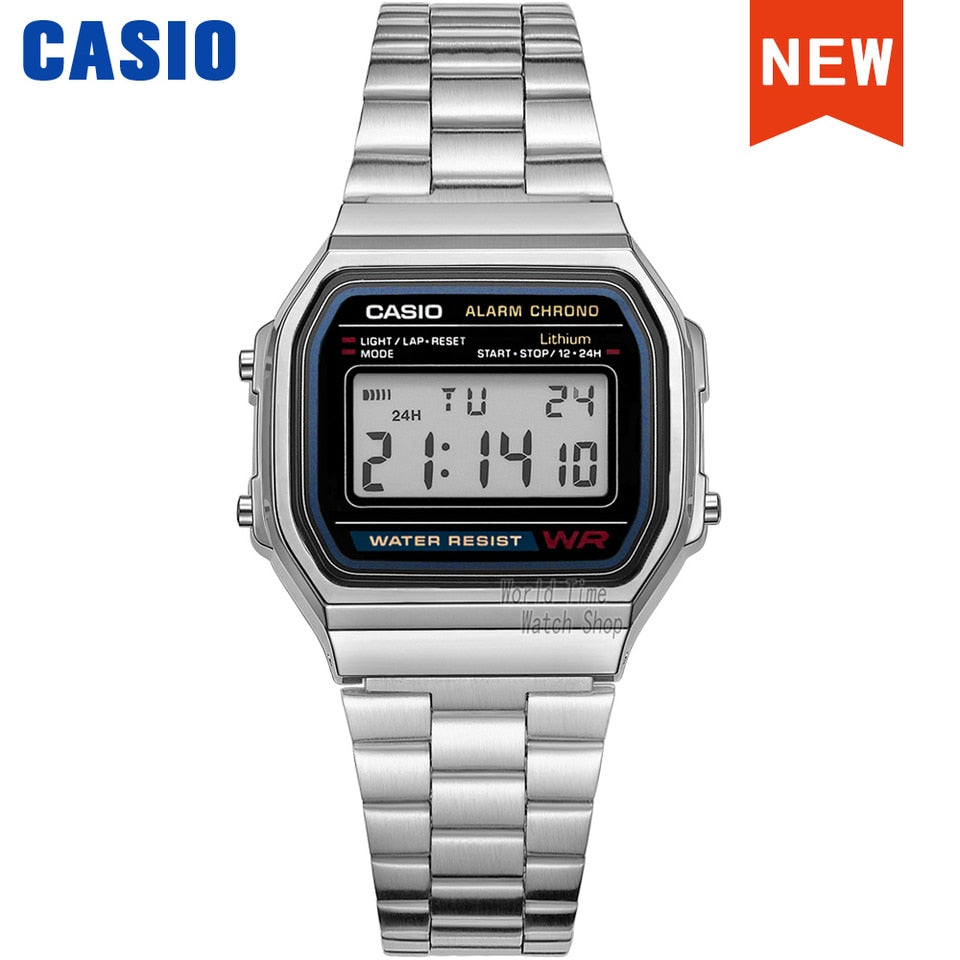 Casio watch silver watch men set brand luxury LED digital Waterproof Quartz men watch Sport military Wrist Watch relogio masculi