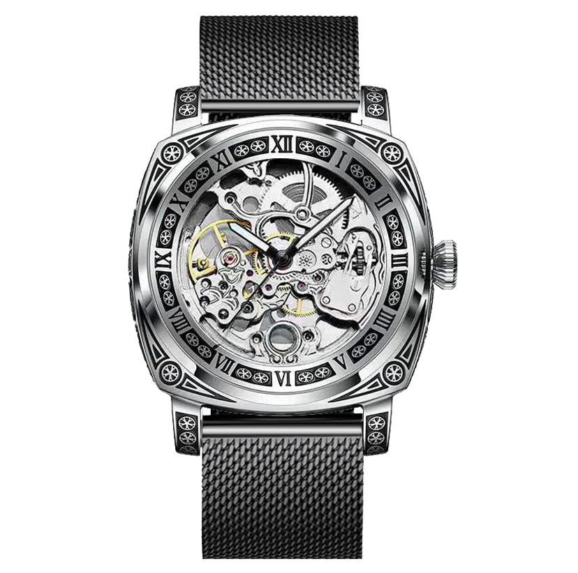 New Men Authentic Brand Carved Watches Fully Automatic men watches Hollowed Seagull Mechanical Watches luxury MAN WATCH