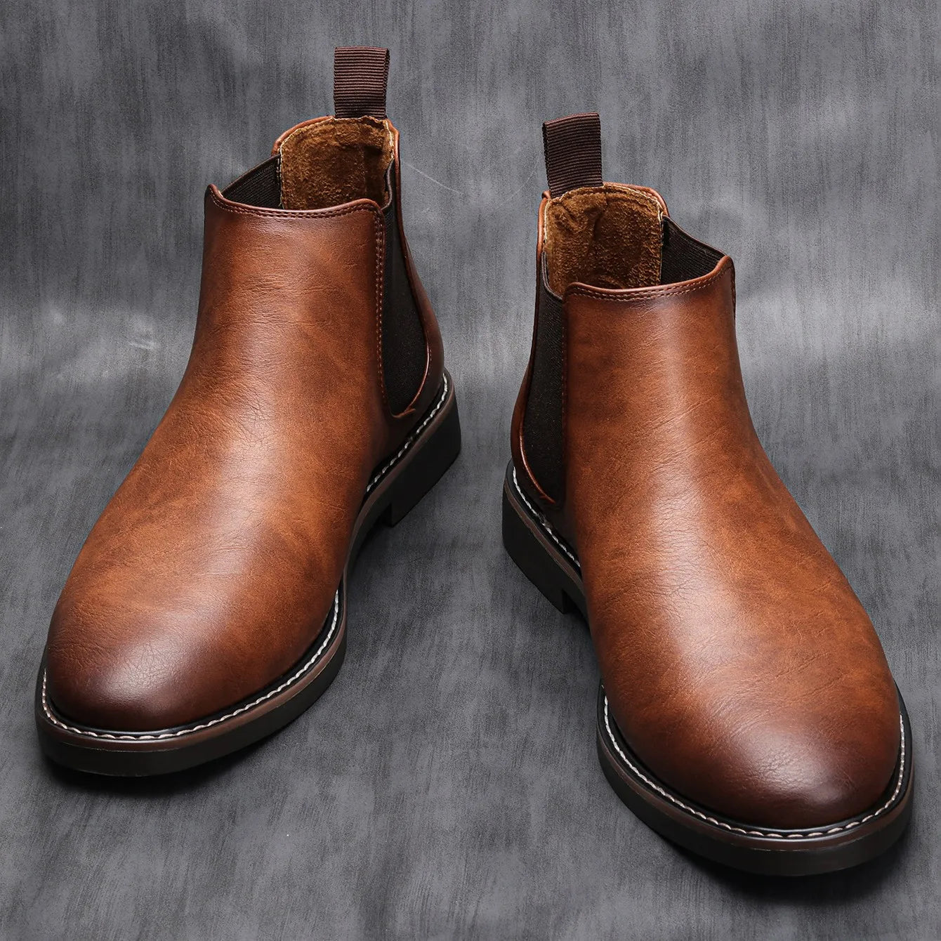 Men Chelsea Boots Brand Retro Comfortable Fashion Men Boots