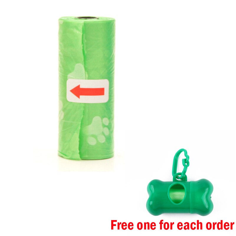 100 Rolls Dog Poop Bags Pet Waste Garbage Bags Unscented Outdoor Carrier Holder Dispenser Clean Pick Up Tools Pet Accessories green, 10 rolls 150 bags