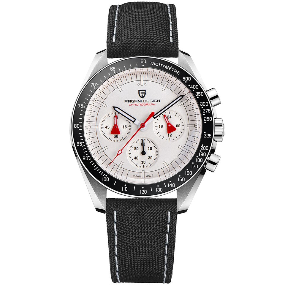 PAGANI DESIGN New AK Project Men Watches Luxury Quartz Wrist Watch For Men AR Sapphire Speed Chronograph Automatic Date